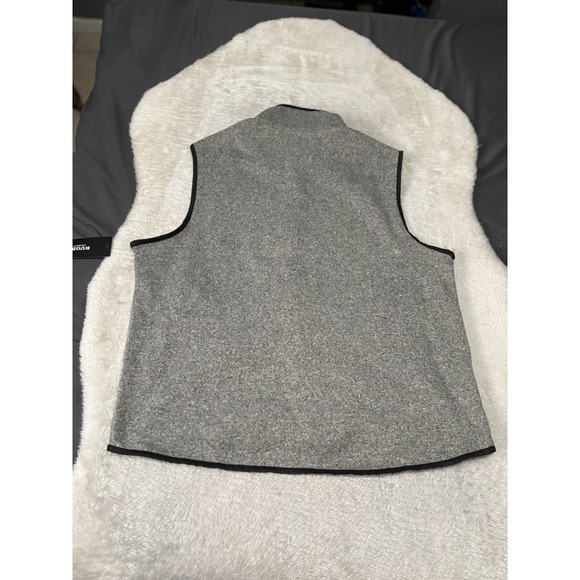 New Rugby University Full Zip Gray‎ Fleece Sweater Vest Size 2X - Picture 2 of 6